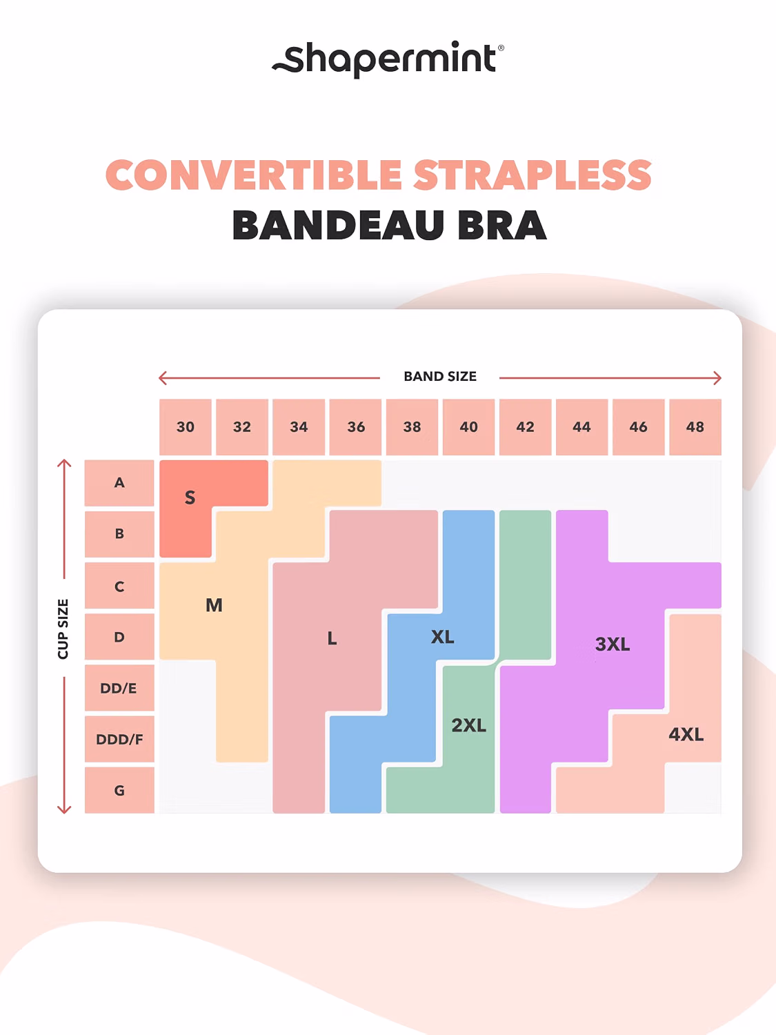 SHAPERMINT Strapless Wireless Bandeau Bra — image 3