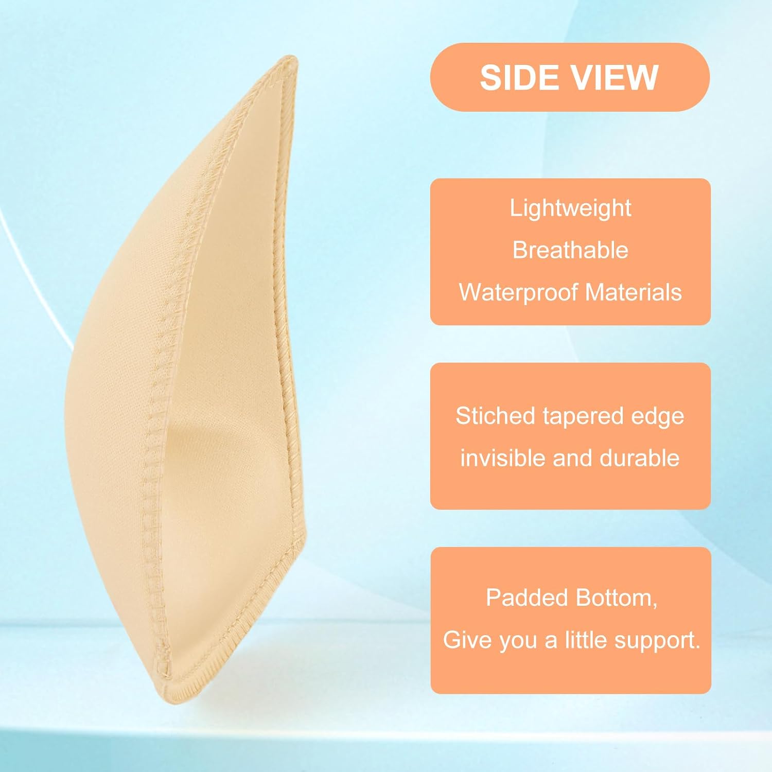 SERMICLE Waterproof Push Up Bra Pads — image 6