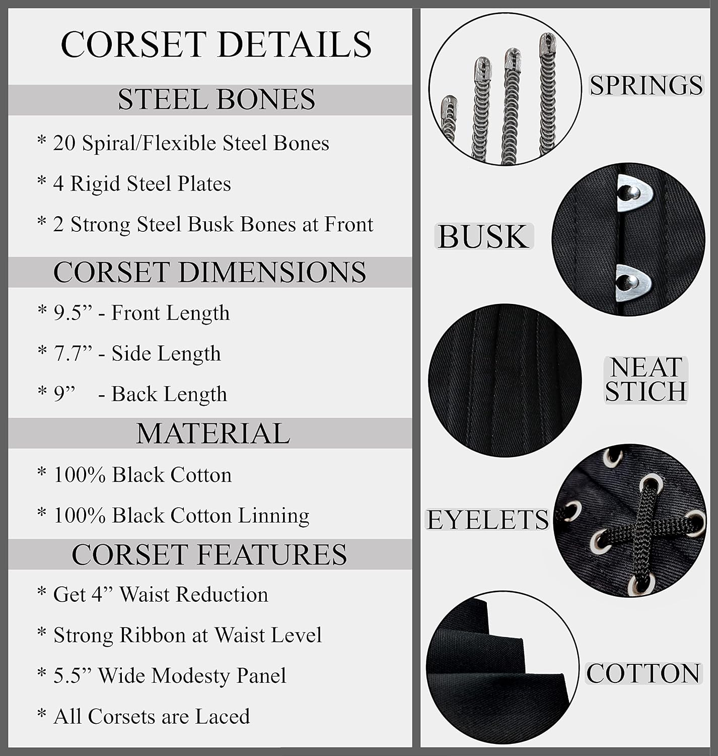 Corsets Island Heavy Duty Underbust Waist Trainer — image 4