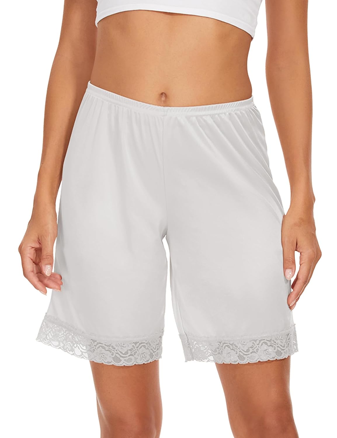 GYS Lace Split Skirt Slip Shorts — image 6