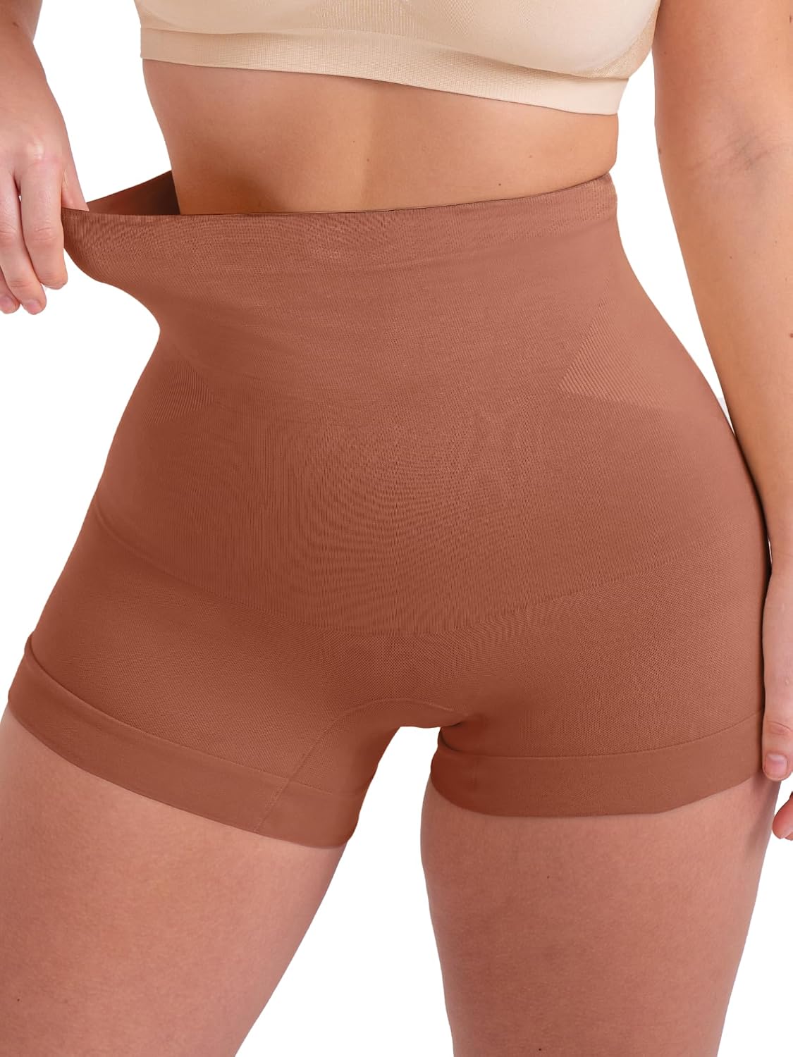 SHAPERMINT High-Waisted Firm Boyshorts Shapewear