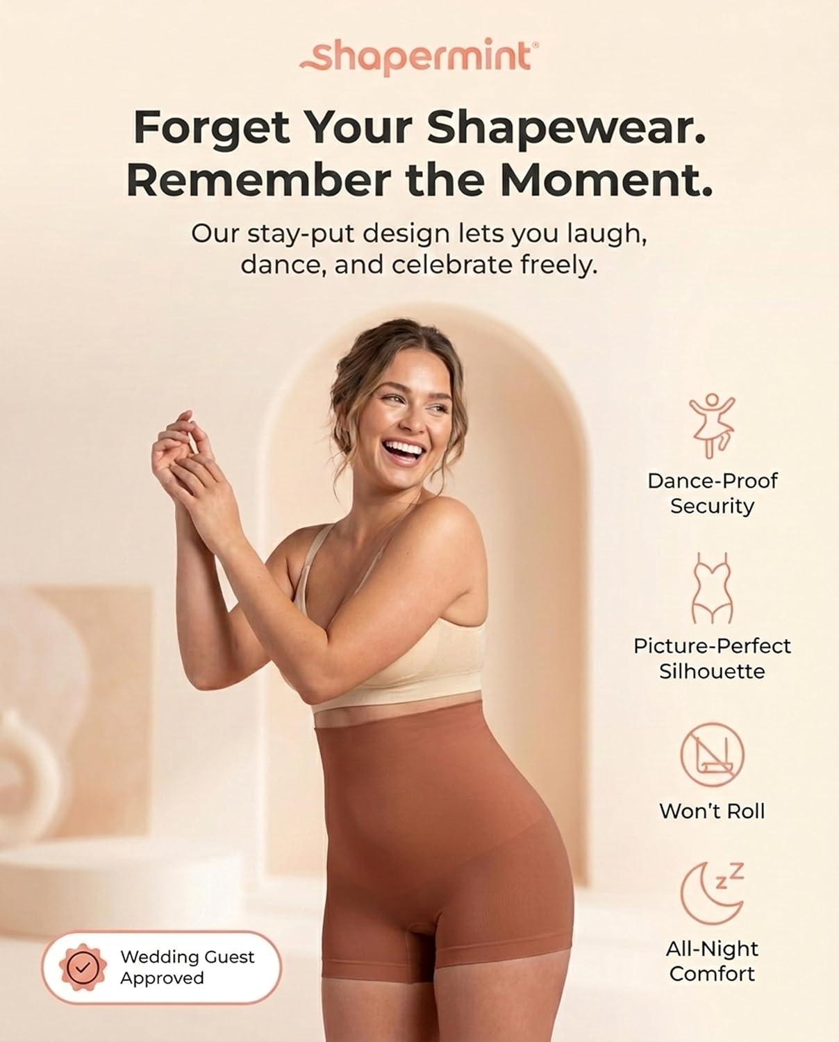 SHAPERMINT High-Waisted Firm Boyshorts Shapewear — image 7