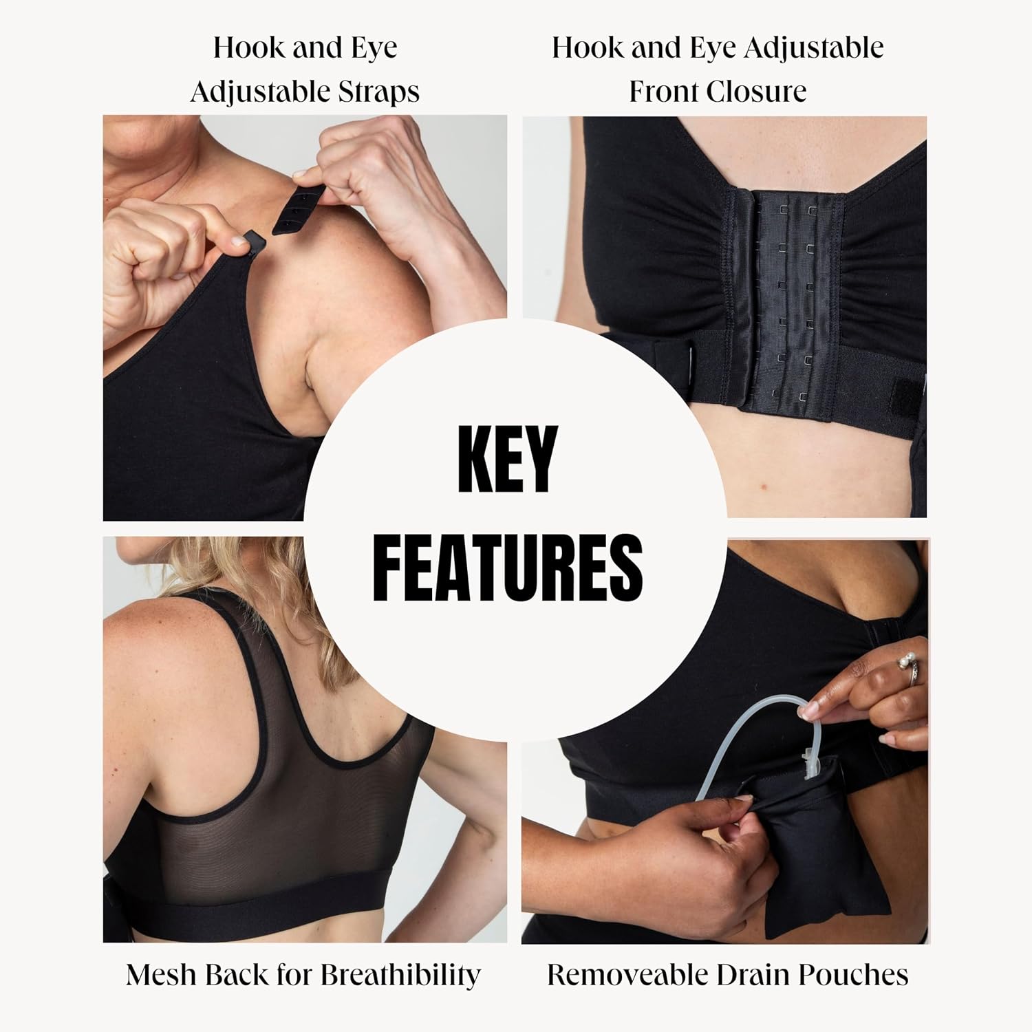 AnaOno Pocketed Front Closure Post-Surgery Bra — image 5