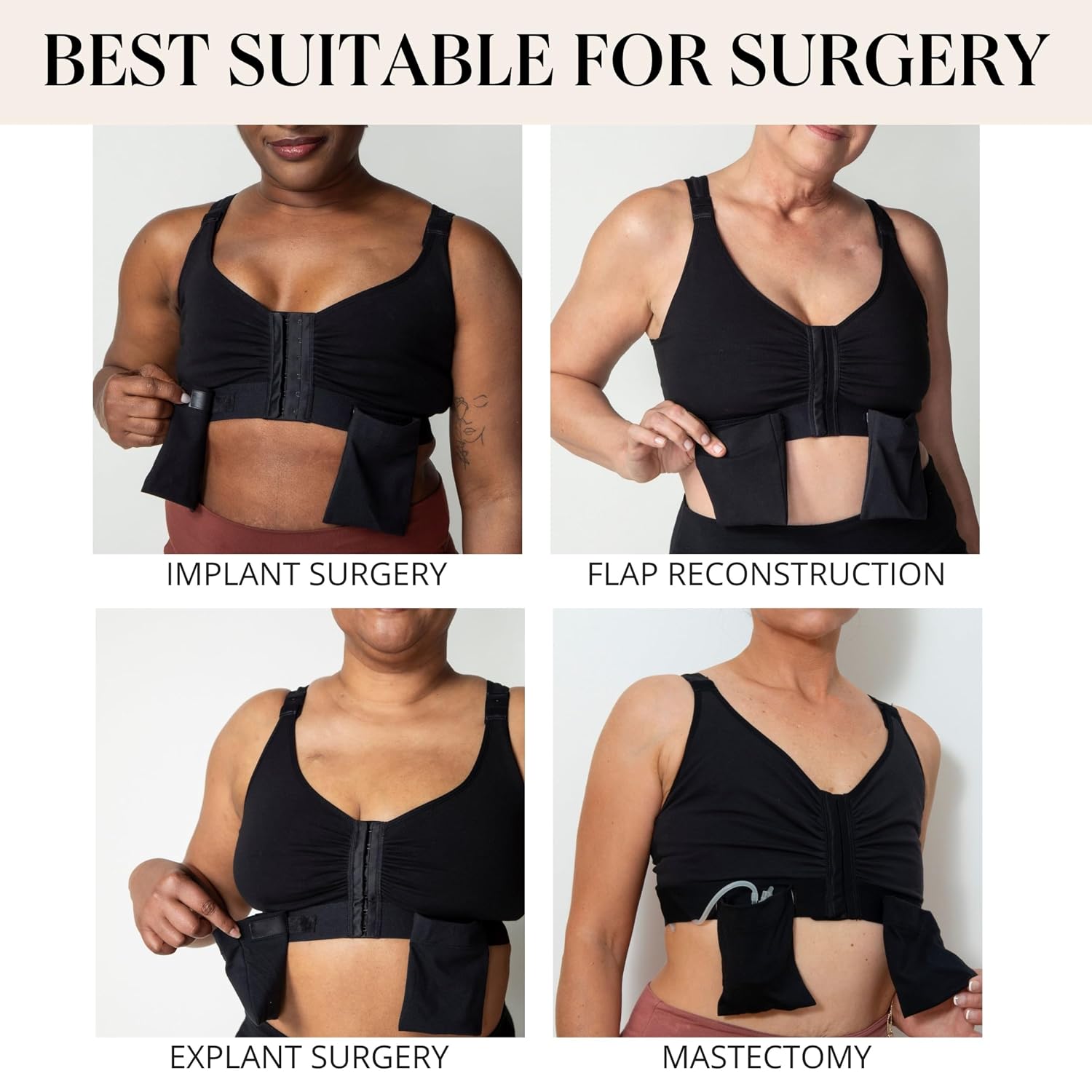 AnaOno Pocketed Front Closure Post-Surgery Bra — image 6
