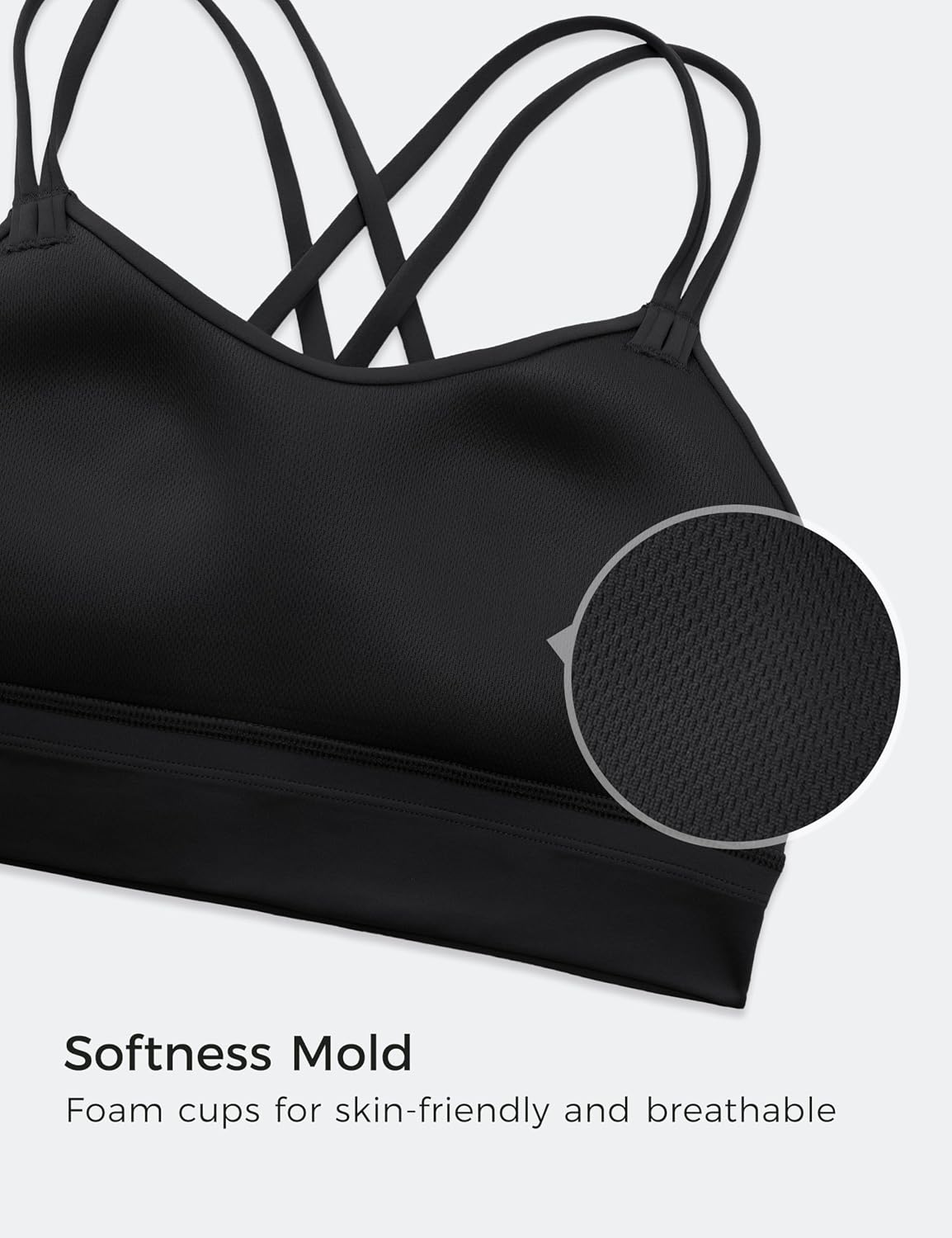 CRZ YOGA Softness Mold Butterluxe Sports Bra — image 3