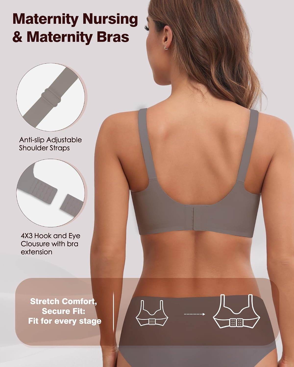 As Fairy Wireless Jelly Support Nursing Bra — image 3