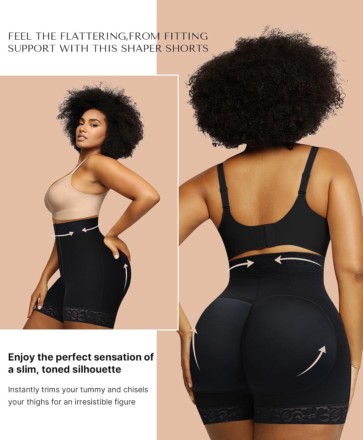 SHAPELLX High Compression Tummy Control Shorts — image 2