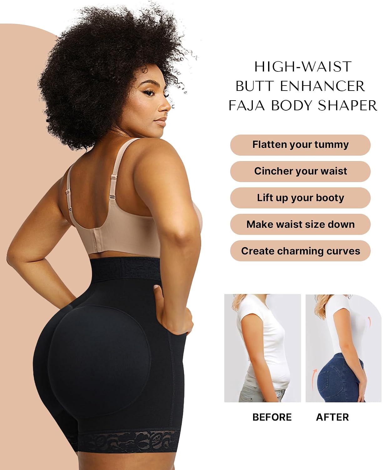 SHAPELLX High Compression Tummy Control Shorts — image 3