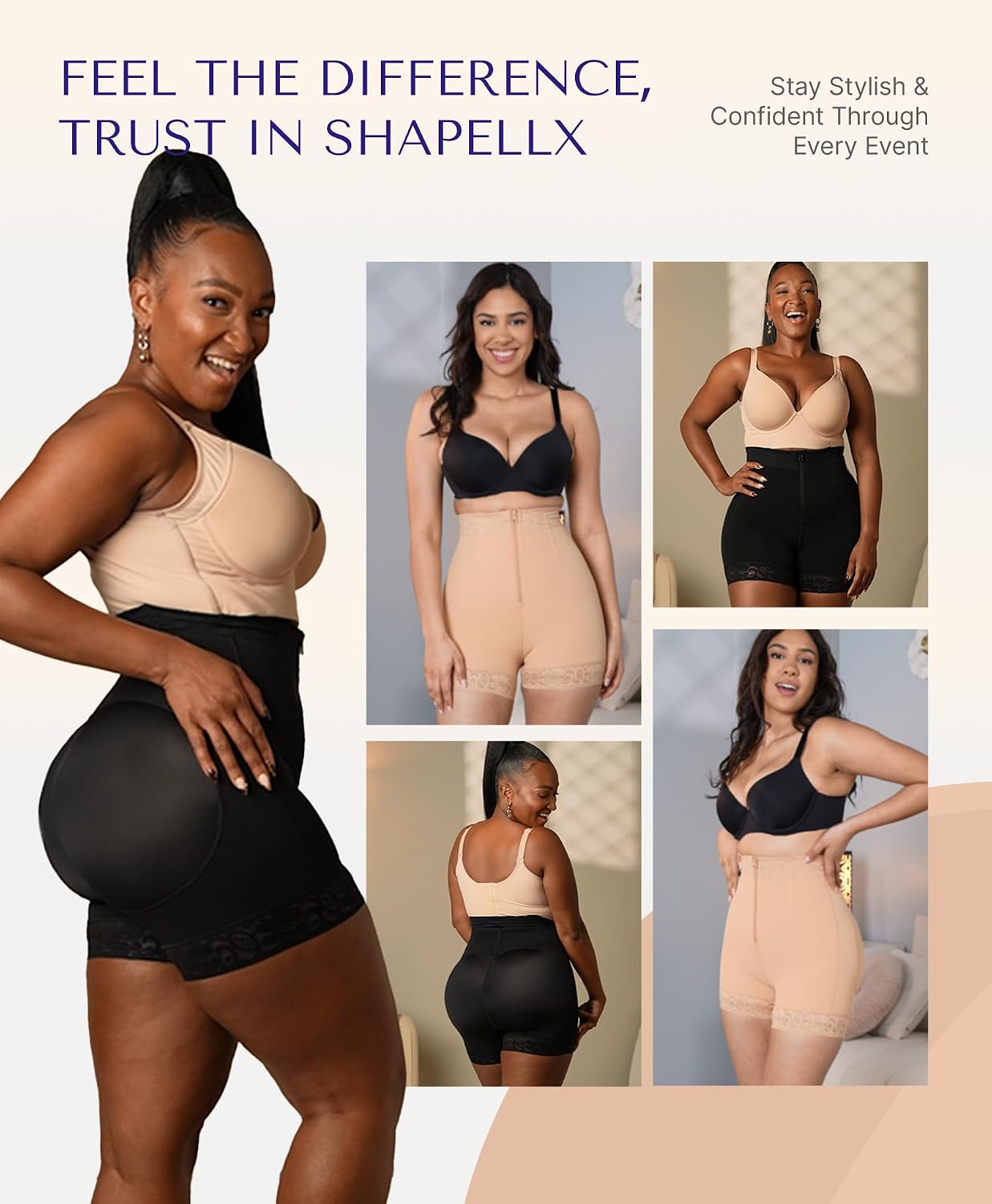 SHAPELLX High Compression Tummy Control Shorts — image 6
