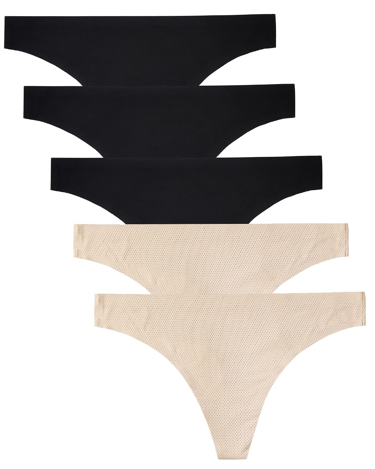 voenxe Seamless Thong 5-Pack for Women — image 8