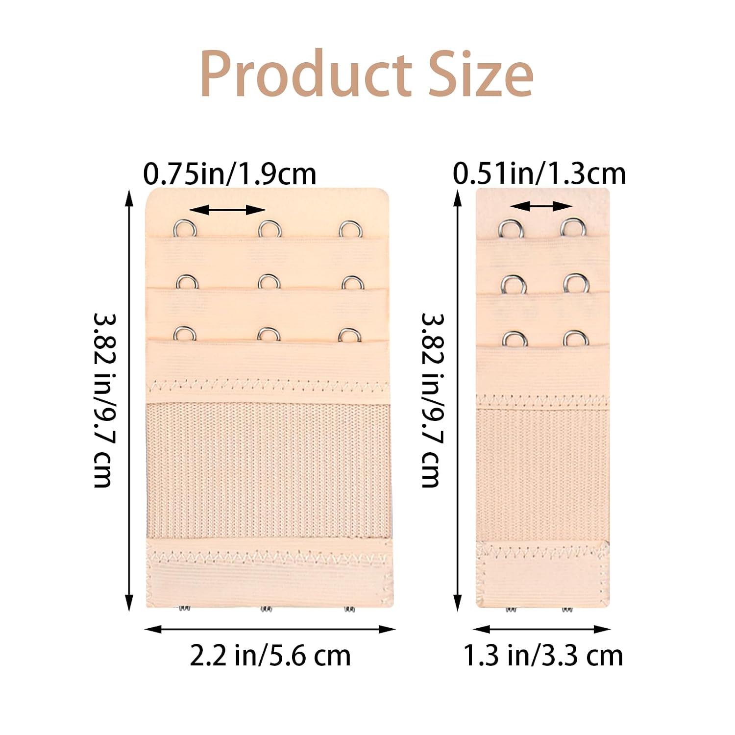 WY LIGHTING 3-Hook Bra Extenders Set — image 2