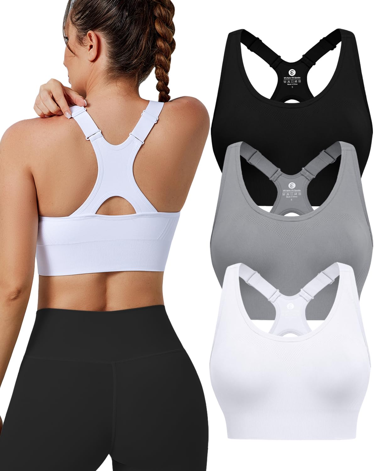 Evercute High Impact Sports Bra for Women