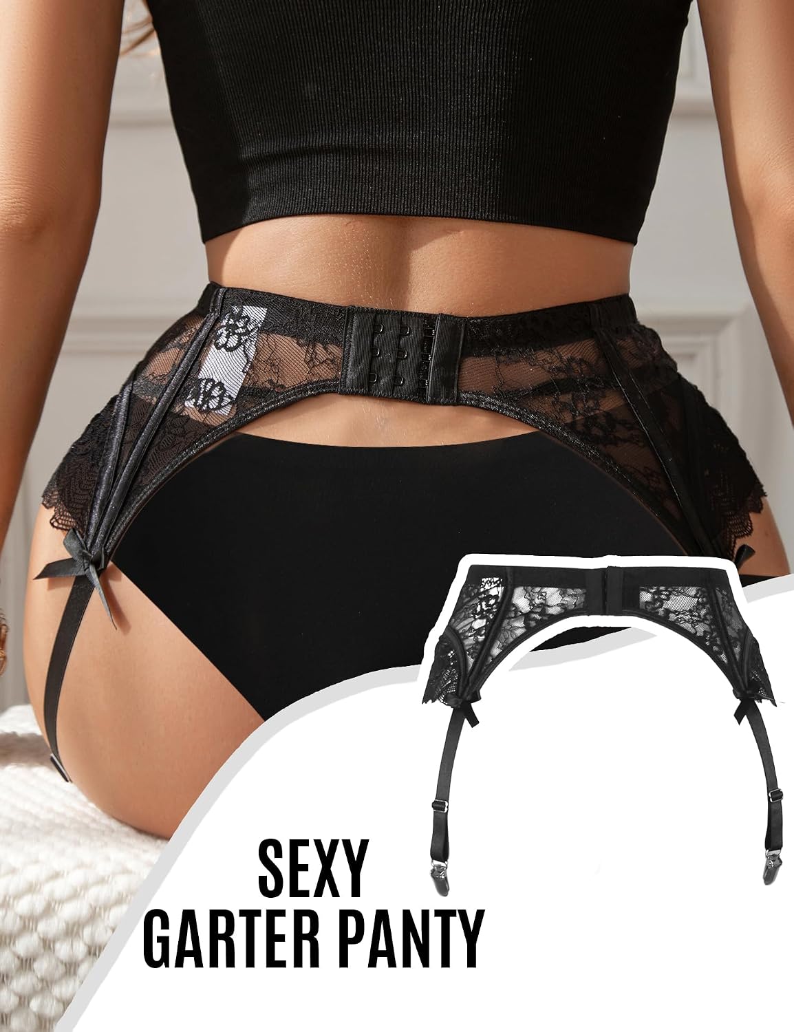 Ohmydear Plus Size Lace Garter Belt — image 6
