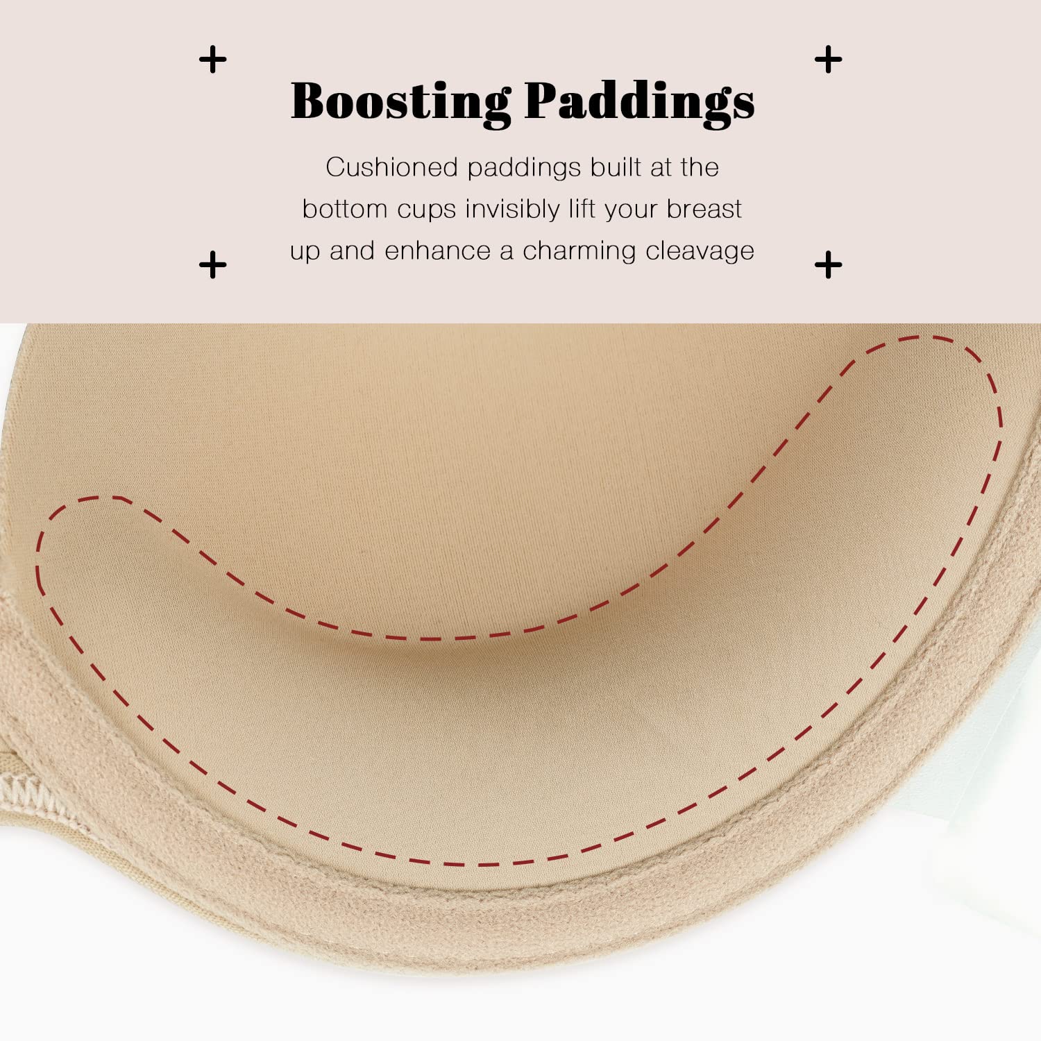 Wekofi Full Figure Backless Strapless Adhesive Bra — image 5