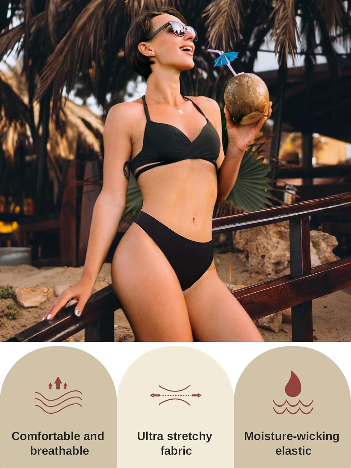 linccure Women's Seamless Thong 5-Pack — image 3