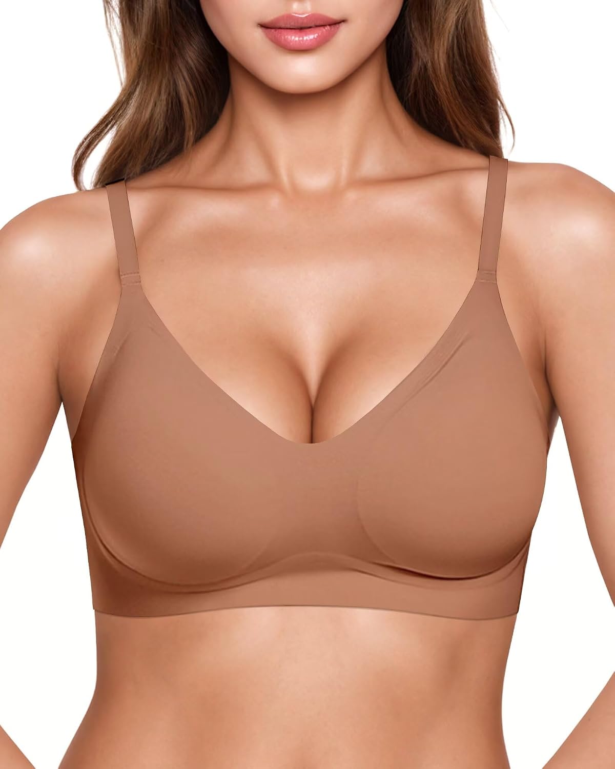 Vertvie Seamless Wireless Jelly Bra Bralette — image 7