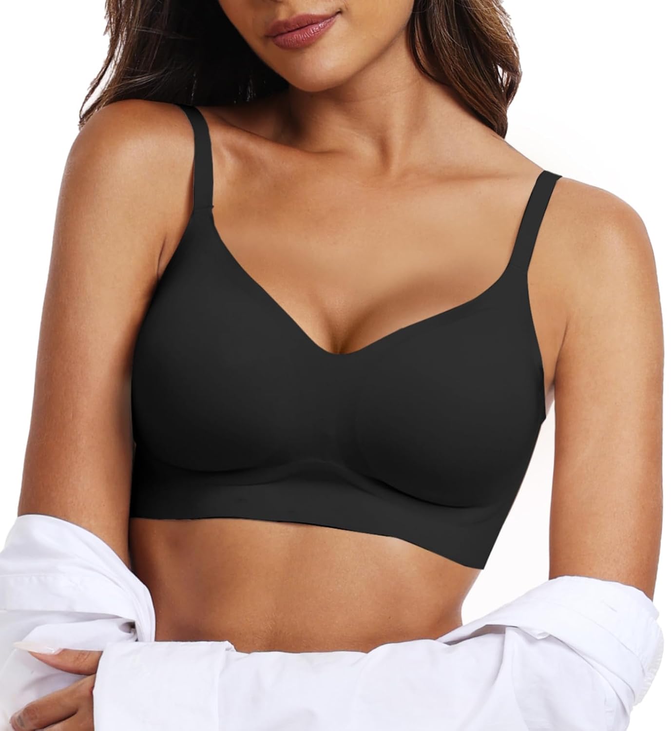 OEAK Women's Wireless Seamless Jelly Bra