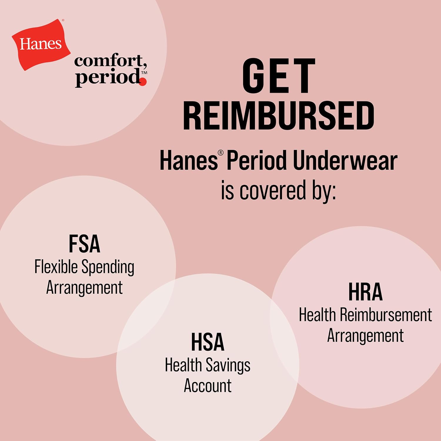 Hanes Bikini Period Underwear 3-Pack — image 5