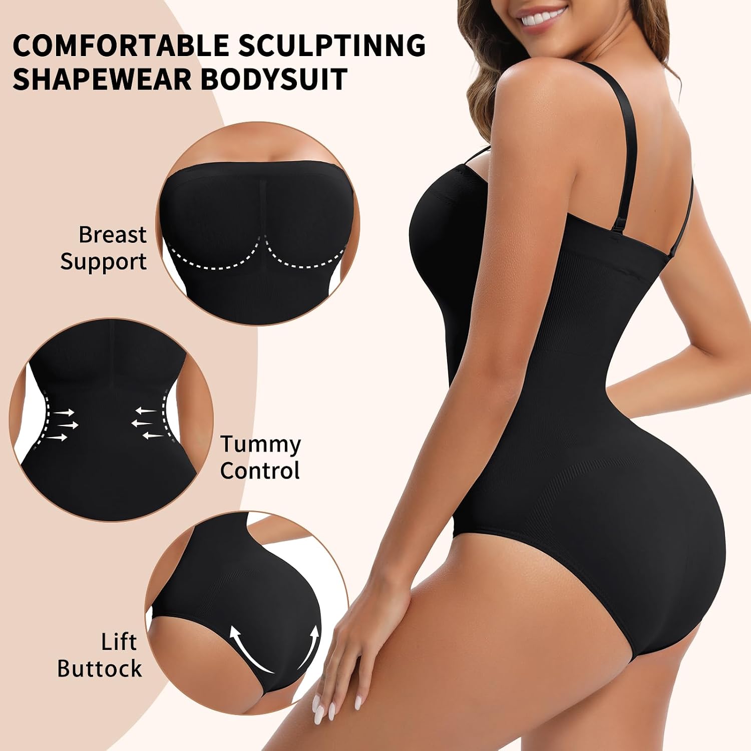 Lenashape Strapless Tummy Control Bodysuit — image 2
