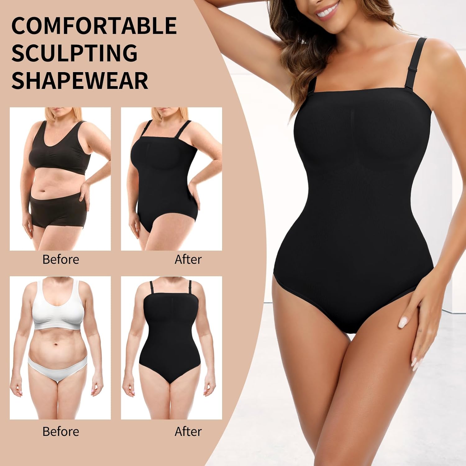 Lenashape Strapless Tummy Control Bodysuit — image 4