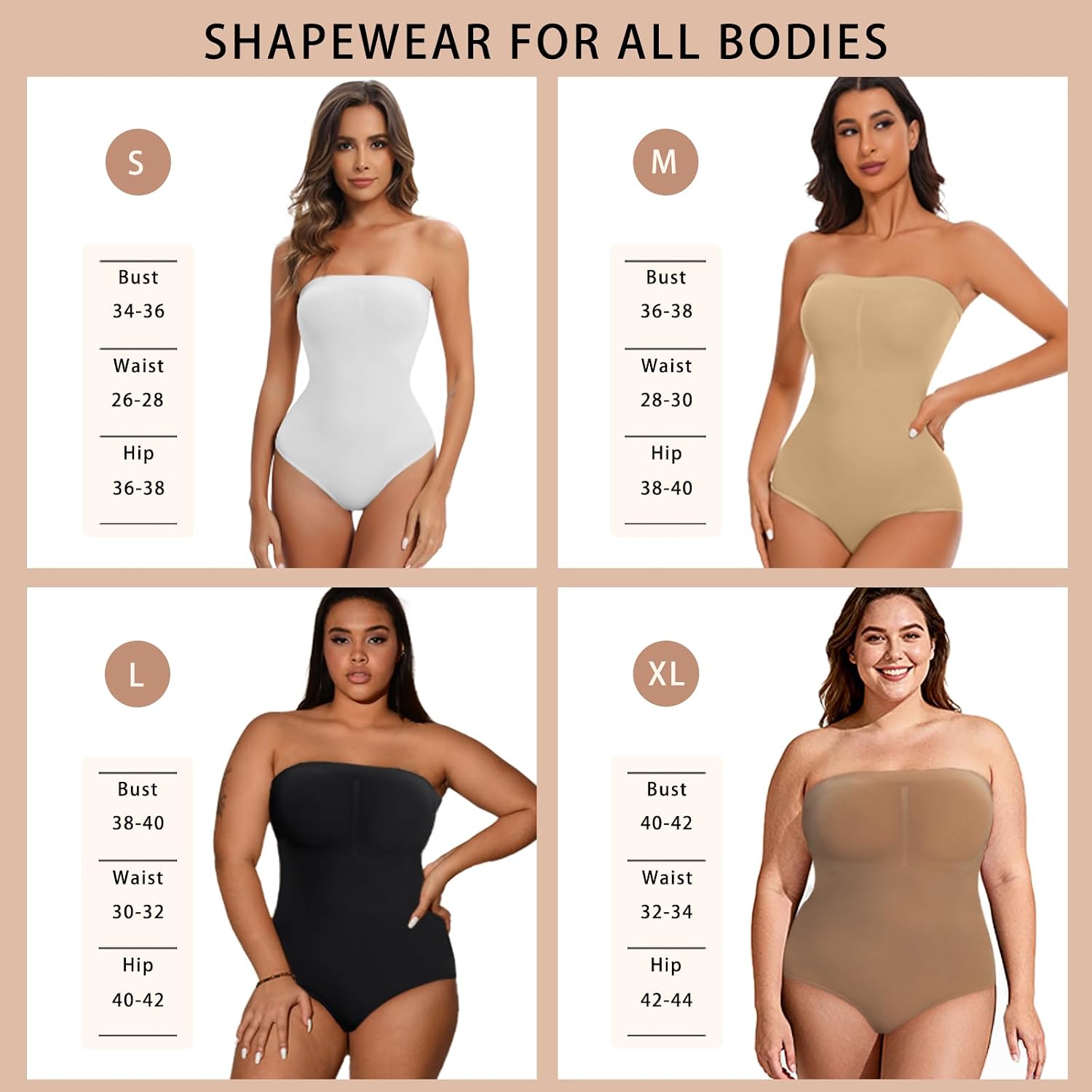 Lenashape Strapless Tummy Control Bodysuit — image 6