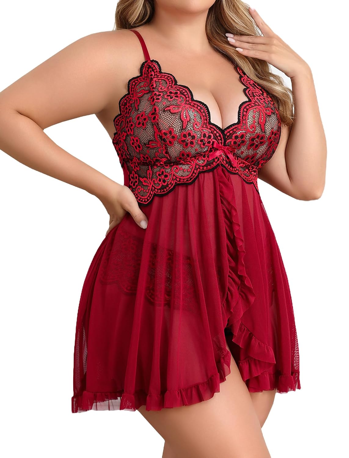 Avidlove Sexy Open Front Babydoll Dress — image 11