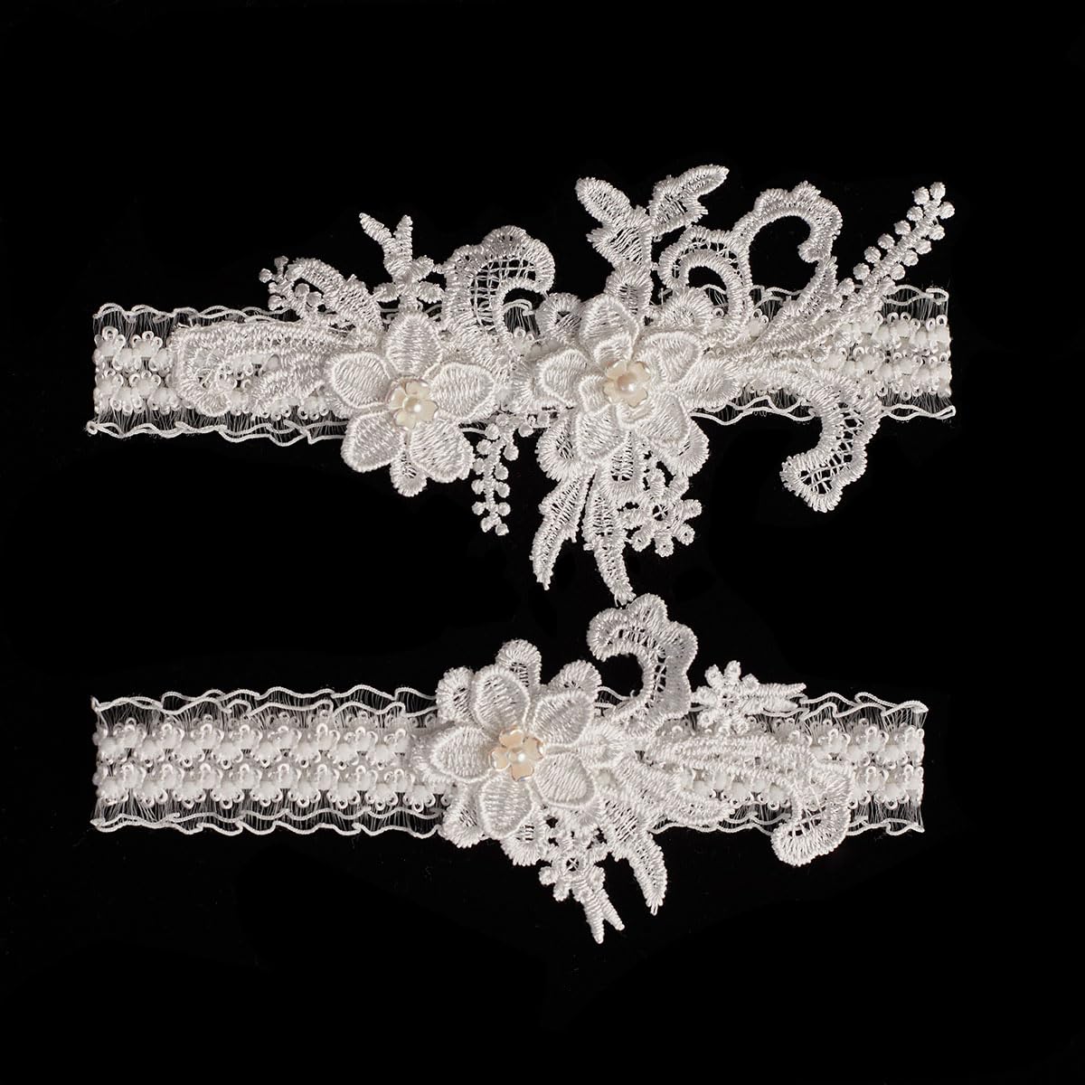Aprildress 2-Piece Bridal Lace Garter Set — image 5