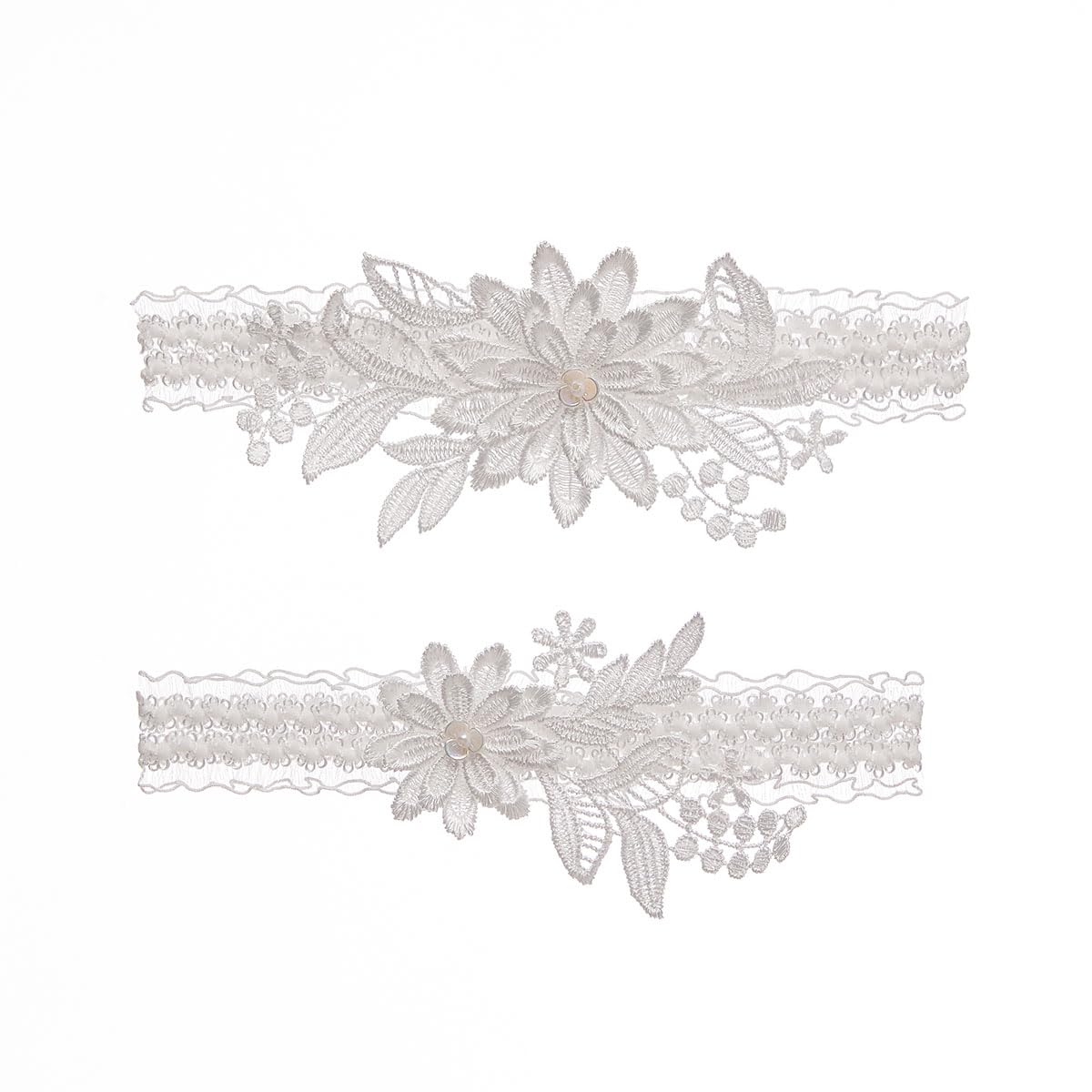 Aprildress 2-Piece Bridal Lace Garter Set — image 4