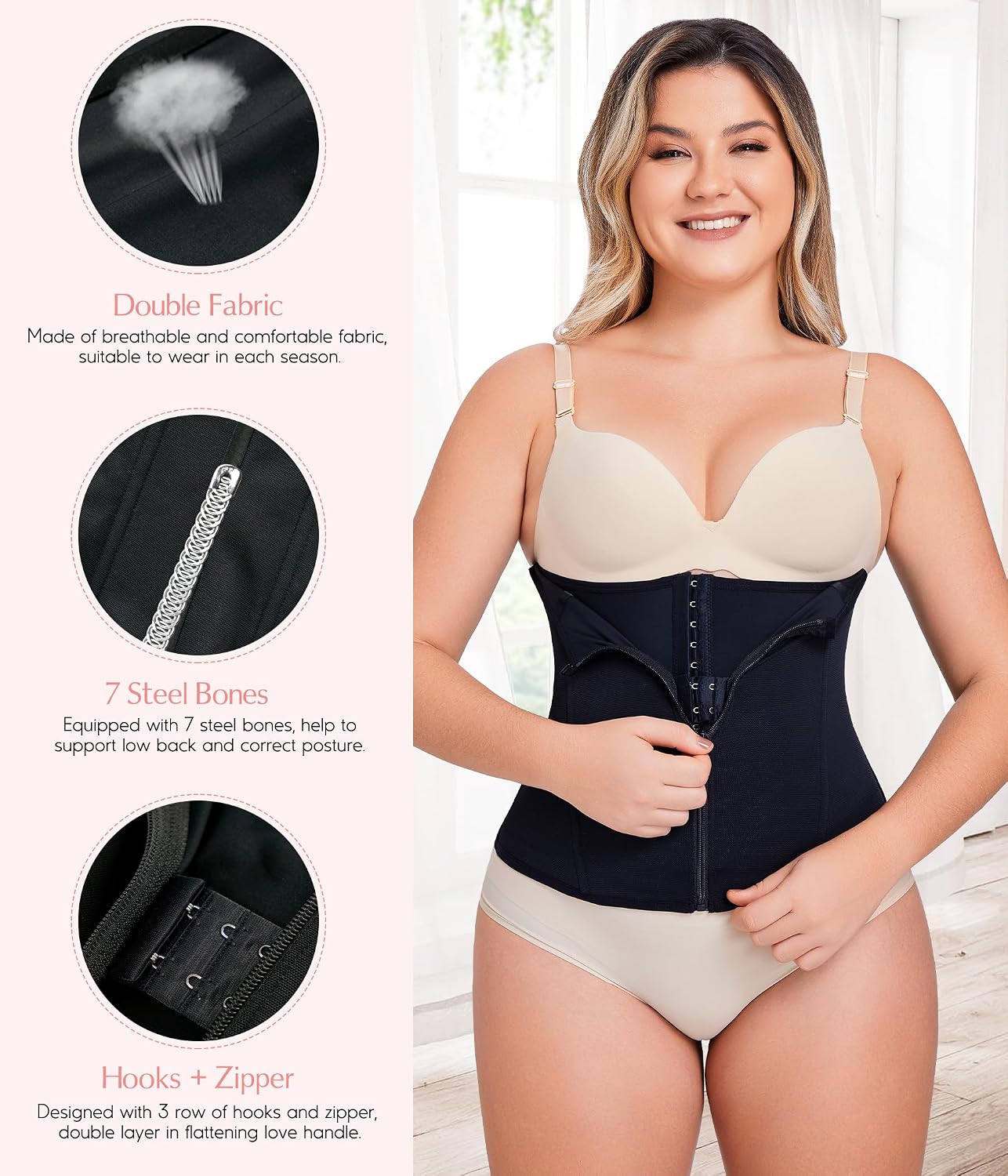 MERYOSZ Breathable Waist Trainer Corset — image 2