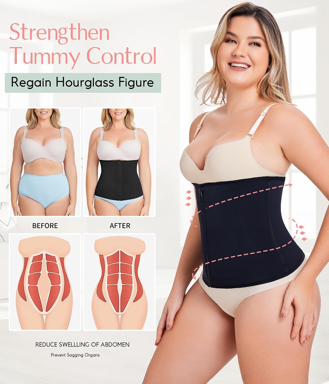 MERYOSZ Breathable Waist Trainer Corset — image 5