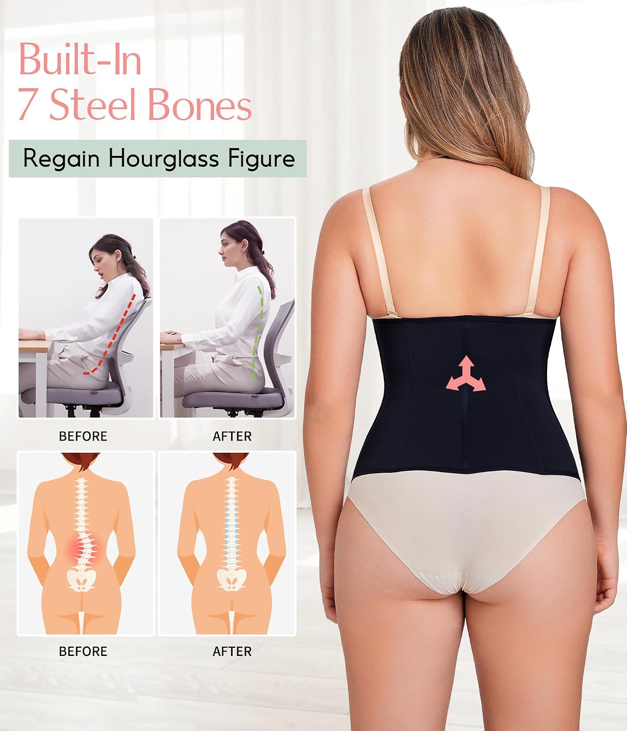 MERYOSZ Breathable Waist Trainer Corset — image 6