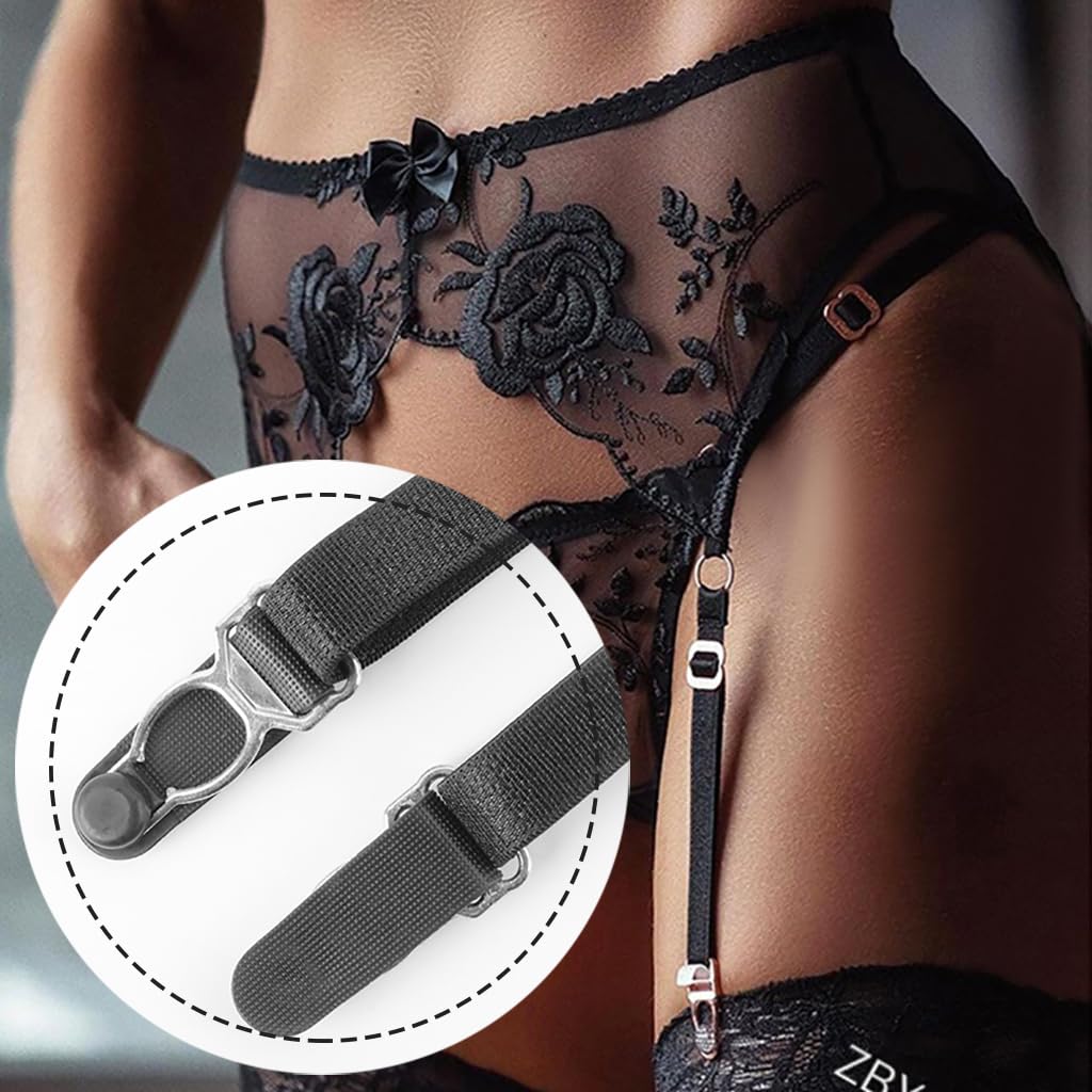 NewBull Lace Garter Belt Thong Set — image 3