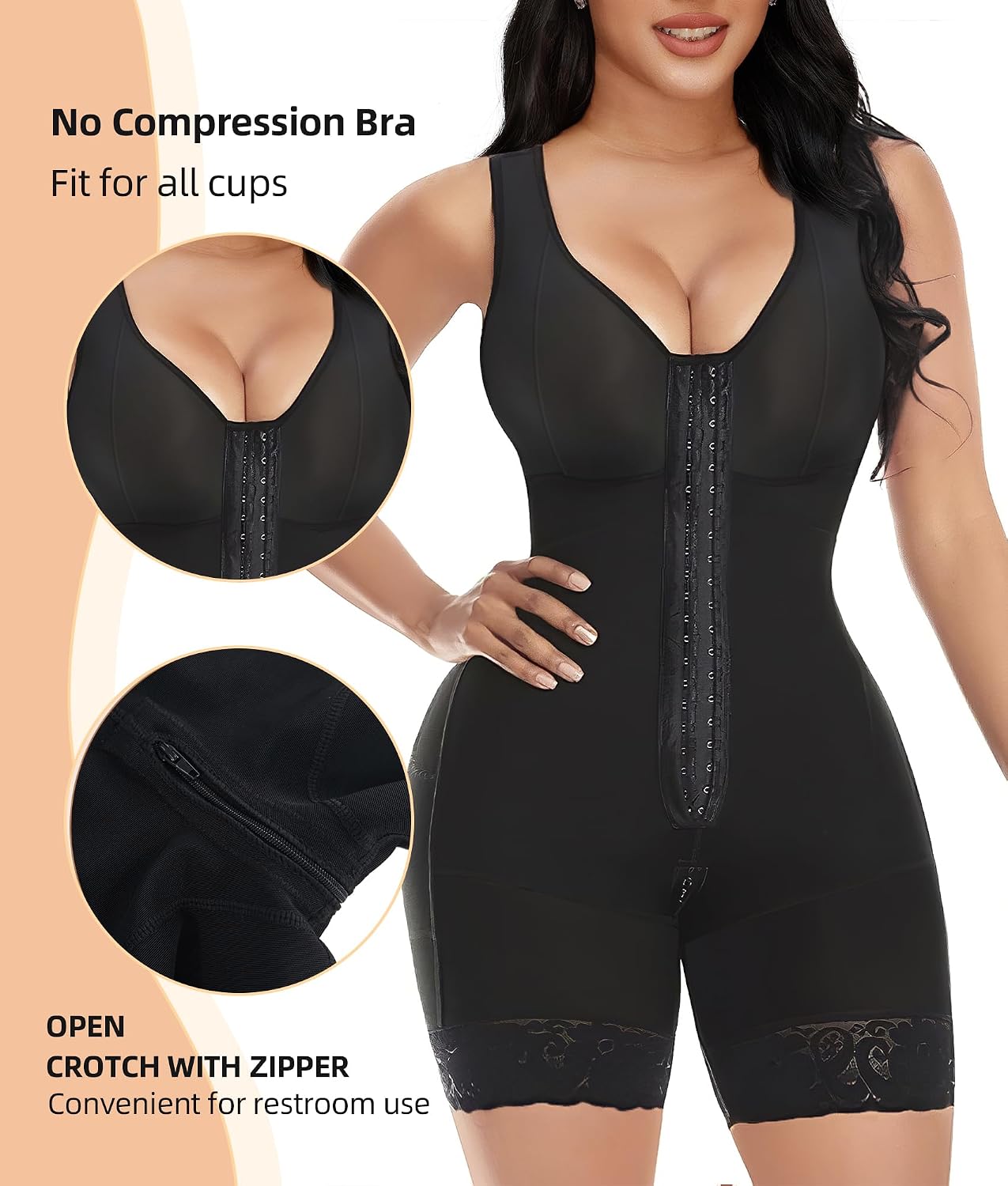 YIANNA Full Body Shapewear with Butt Lifter — image 4