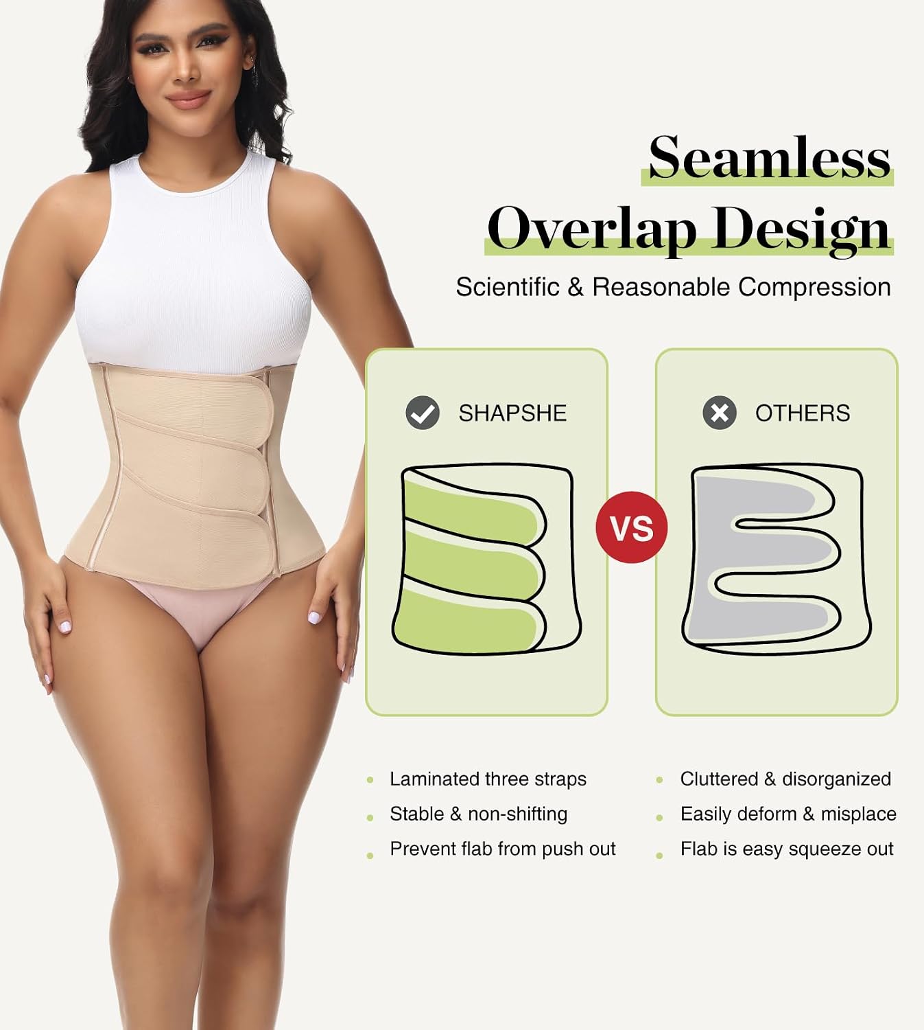 SHAPSHE Postpartum Belly Band with Steel Bones — image 2