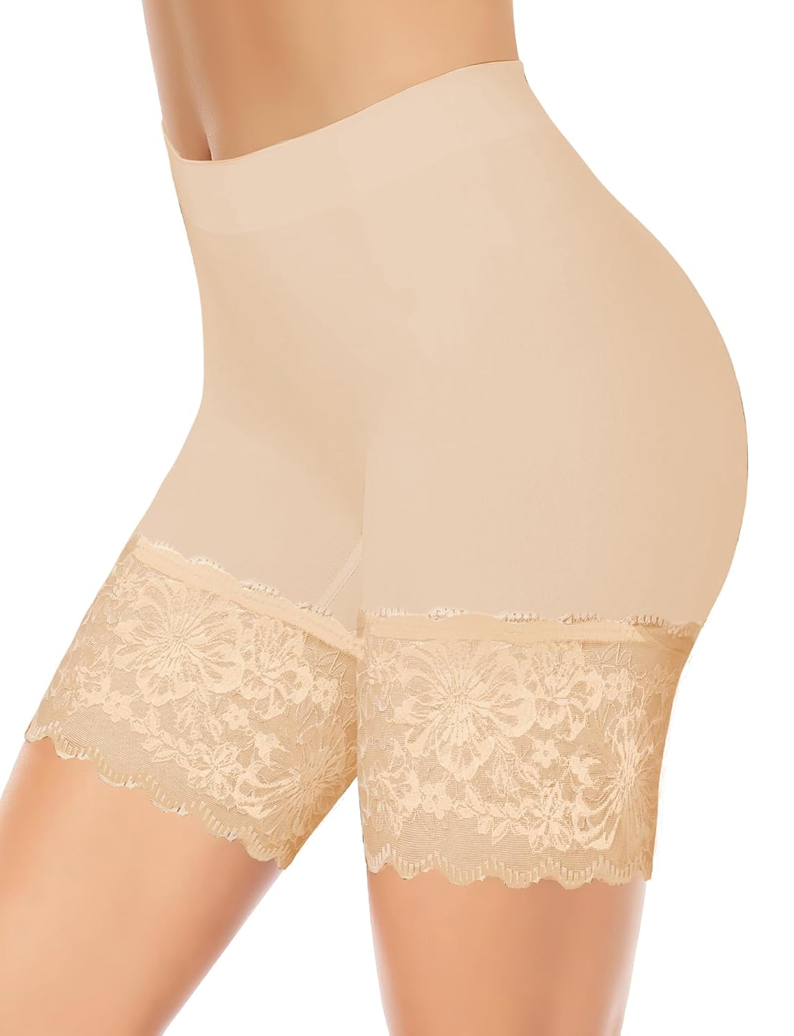 ZENUTA Lace Slip Shorts for Women