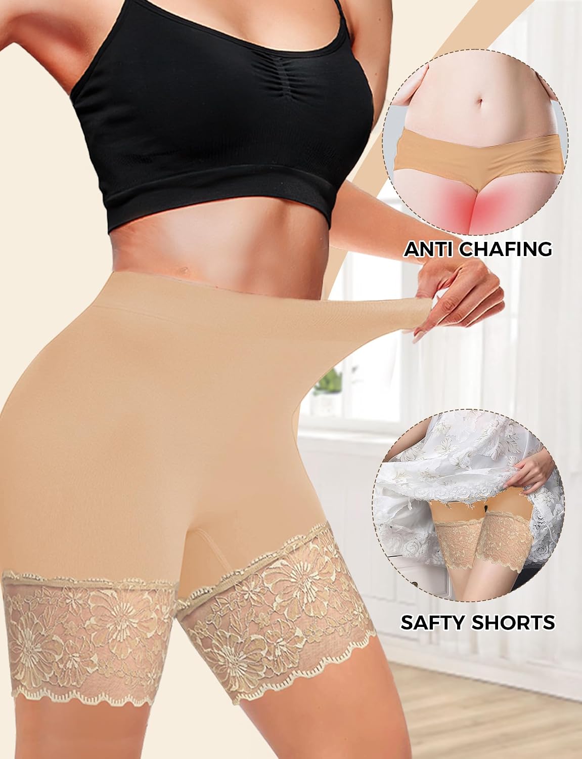 ZENUTA Lace Slip Shorts for Women — image 3