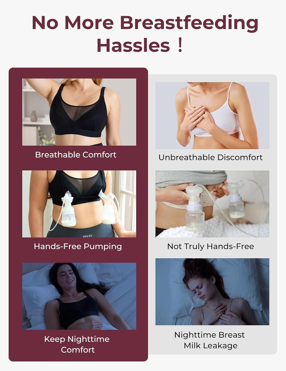 Momcozy Mesh Hands Free Pumping Bra — image 4