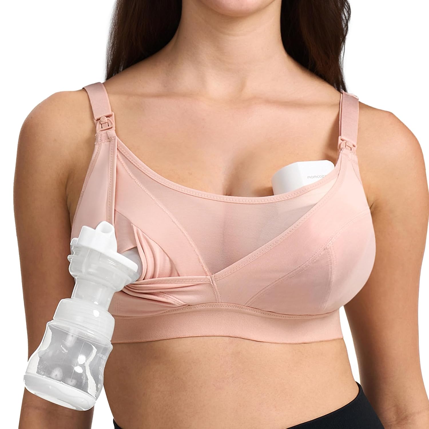 Momcozy Mesh Hands Free Pumping Bra — image 9