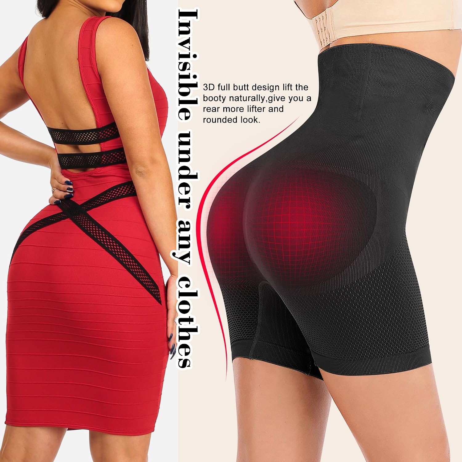 Lelinta High Waist Tummy Control Shapewear Shorts — image 3