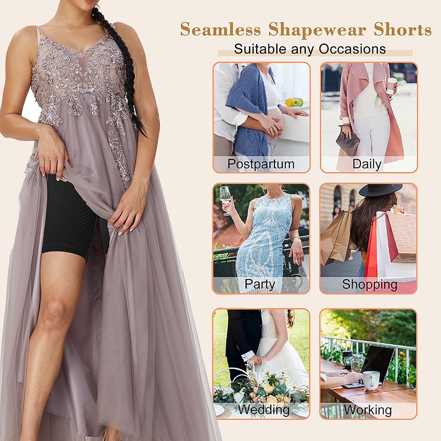 Lelinta High Waist Tummy Control Shapewear Shorts — image 5