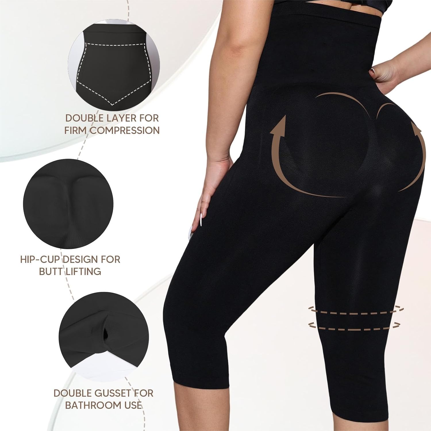 Takusun High Waisted Capri Shaper Leggings — image 2