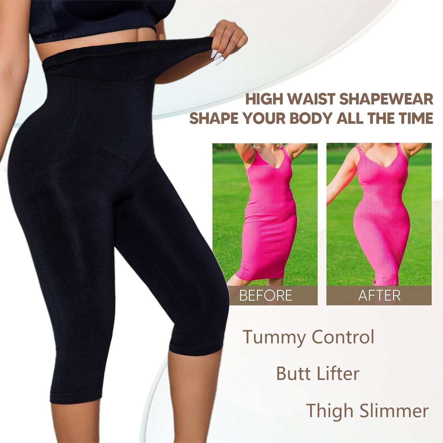 Takusun High Waisted Capri Shaper Leggings — image 4