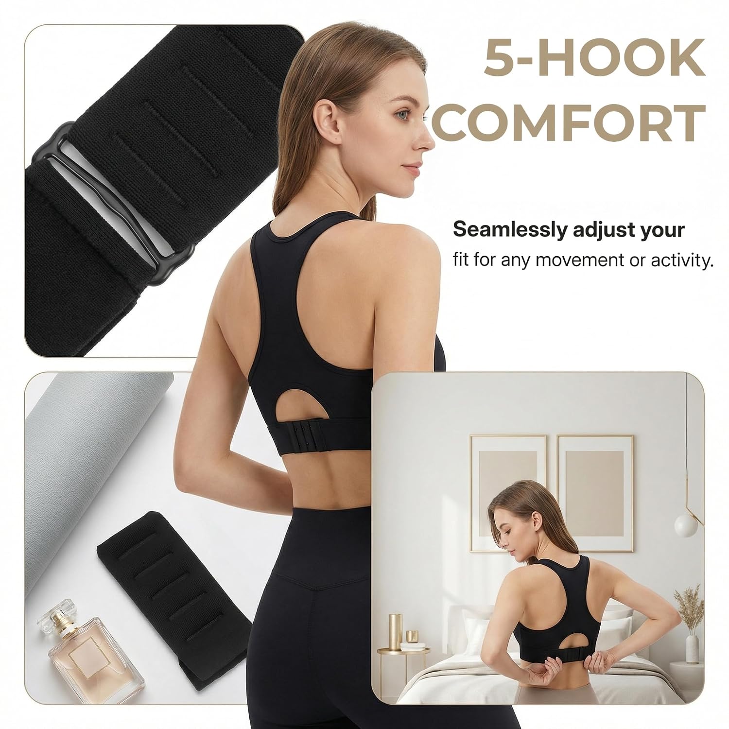 CALLARON 5 Hook Adjustable Bra Band Extender — image 2