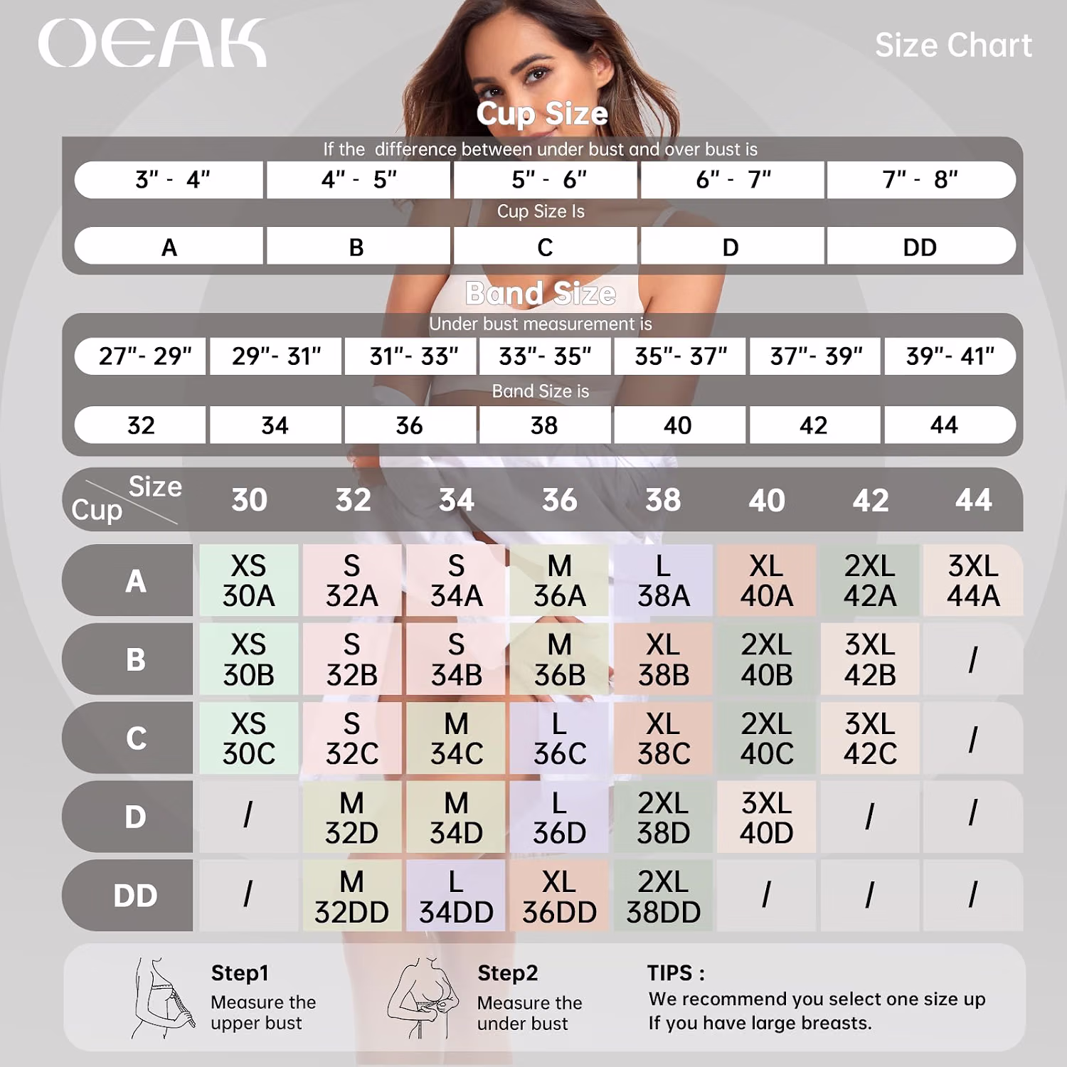 OEAK Wireless Gel Bra for Everyday Comfort — image 5