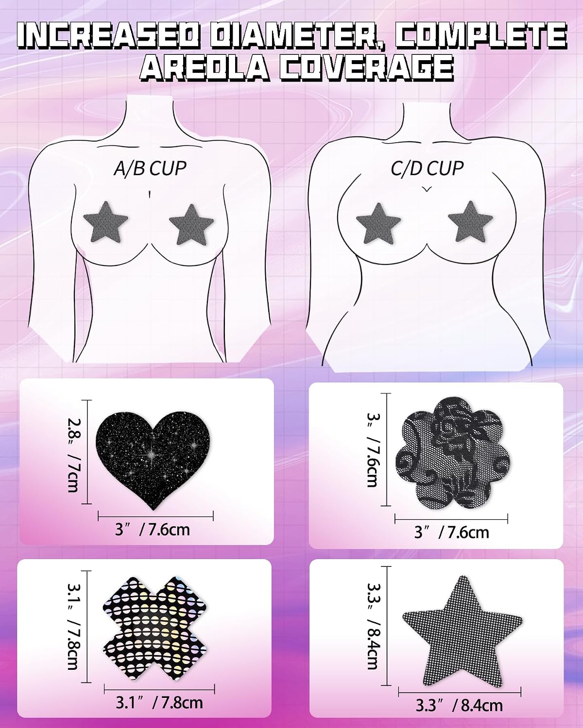 CICKEE Nipple Pasties for Rave and Daily Wear — image 3