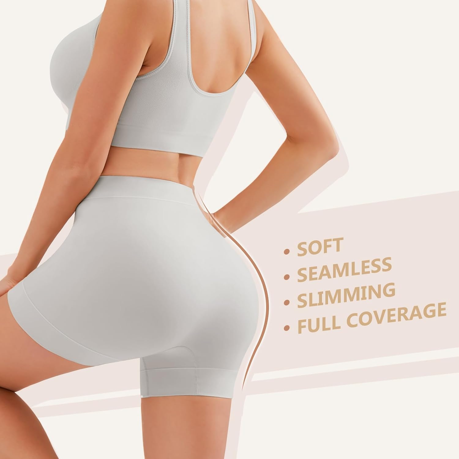 YADIFEN 3 Pack Seamless Slip Shorts for Women — image 2
