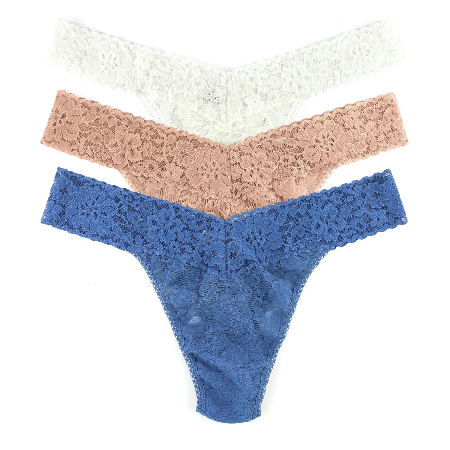 Hanky Panky Original Rise Lace Thong 3-Pack