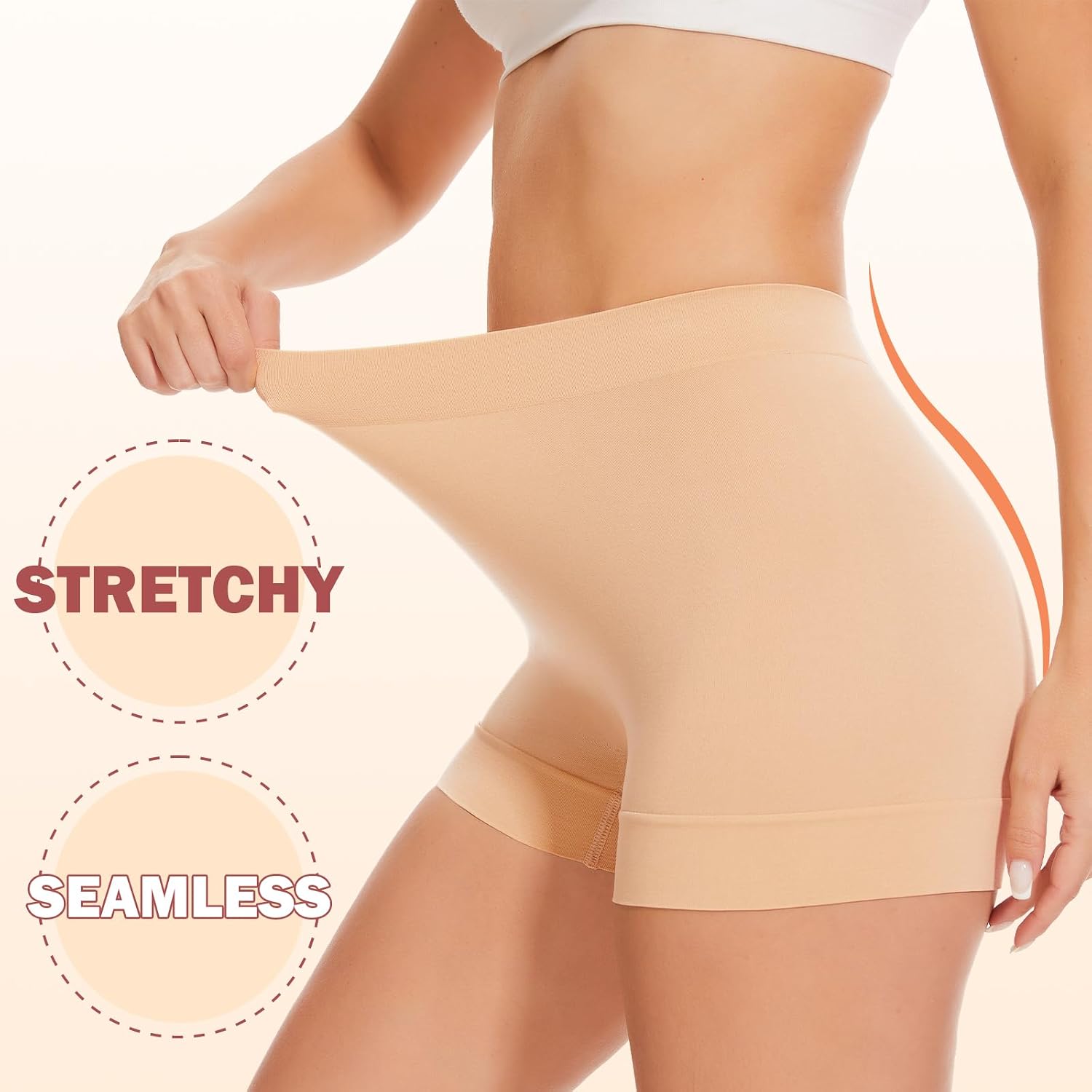 UUMIAER Seamless Anti Chafing Slip Shorts — image 2