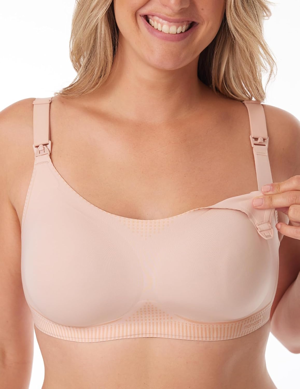 Momcozy Seamless Nursing Bra for Pregnancy and Breastfeeding