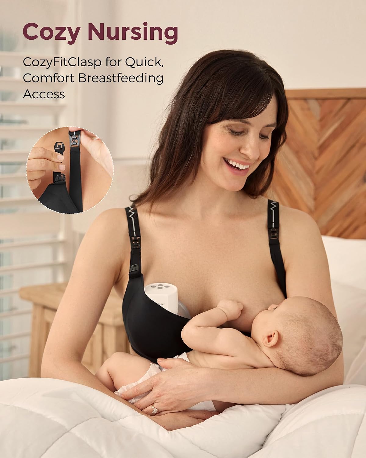 Momcozy Hands-Free Pumping and Nursing Bra — image 3